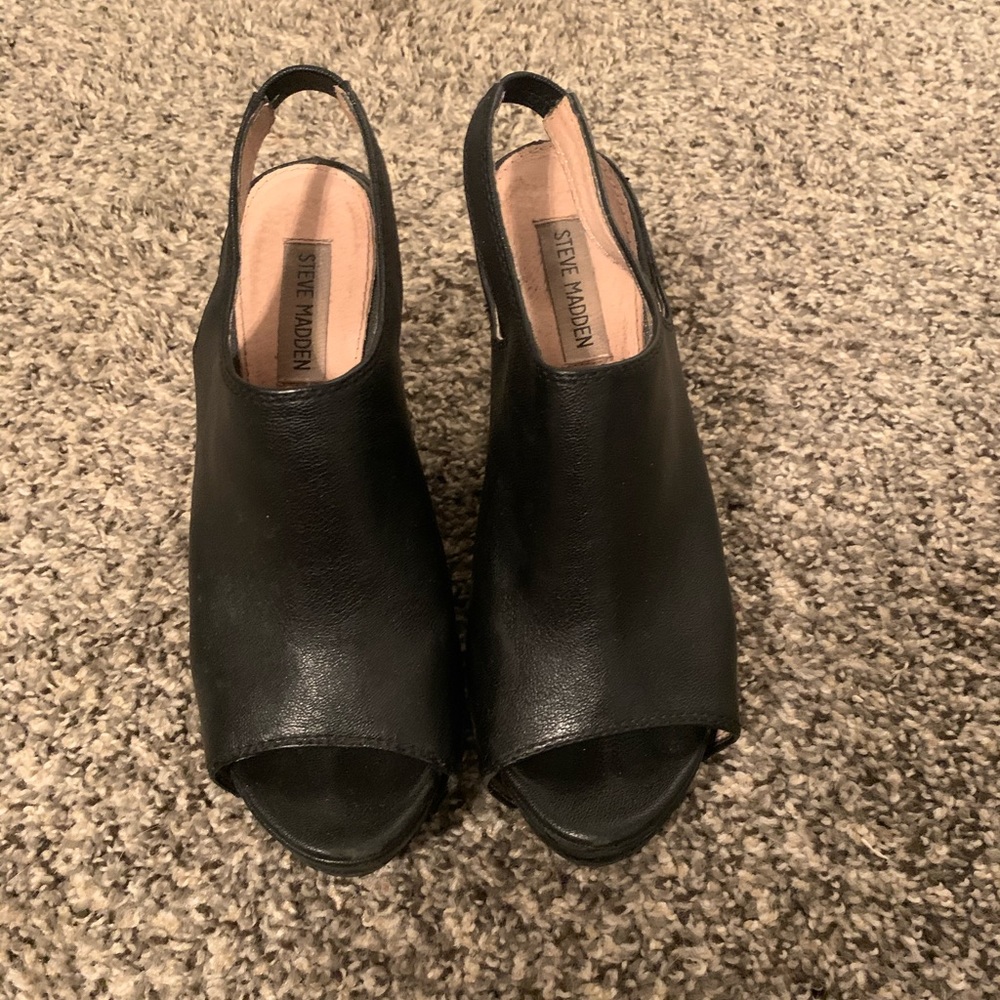 Steve Madden Peep Toe Wedges